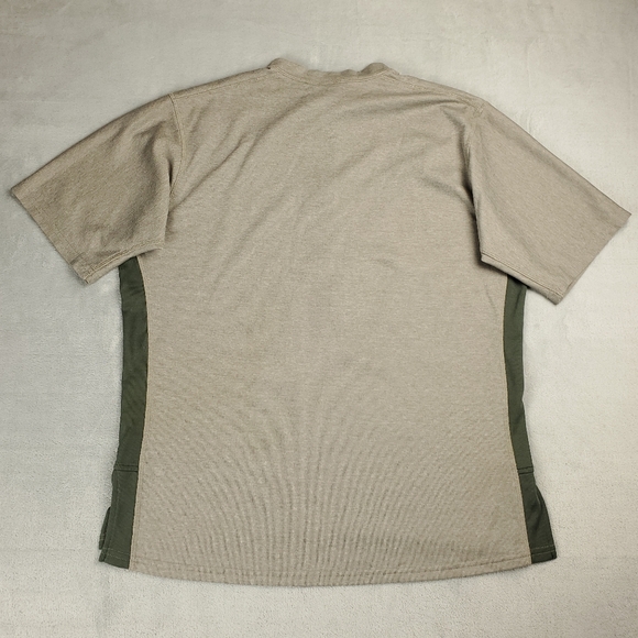 Vintage Mountain Hardwear Shirt Mens XL Half Zip Short Sleeve Performance USA - Picture 2 of 8